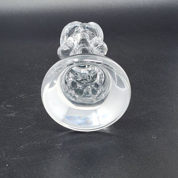 VTG MCM Crystal Angel Figure Paperweight Signed Jon 76 5.75" - Picture 9 of 13